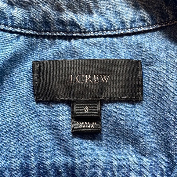 Jcrew Denim Romper size 6 - Picture 2 of 5